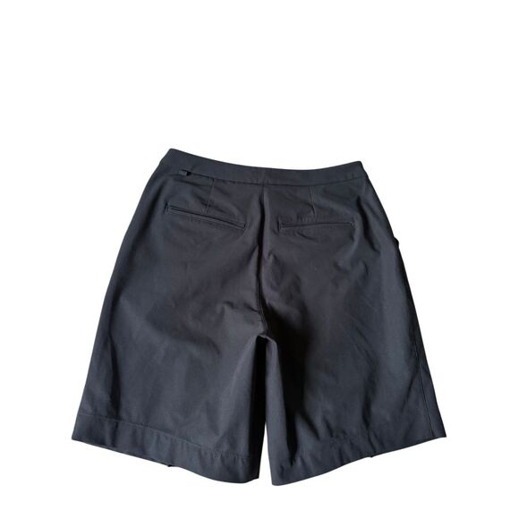 Lululemon Long Story Shorts Reflective Relaxed Bermuda Black Sz 4 - Picture 4 of 11